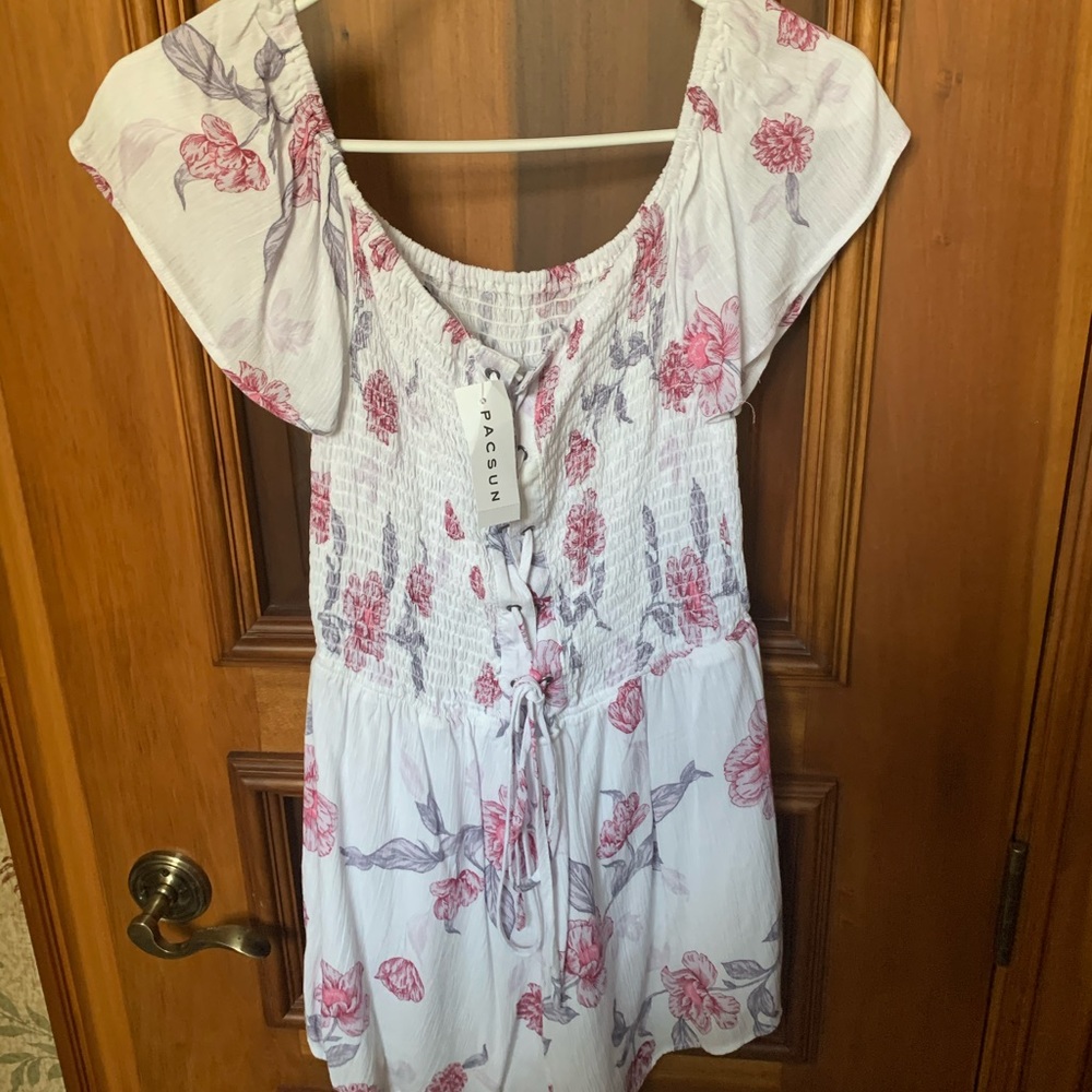 Never worn Kendall & Kylie romper size small